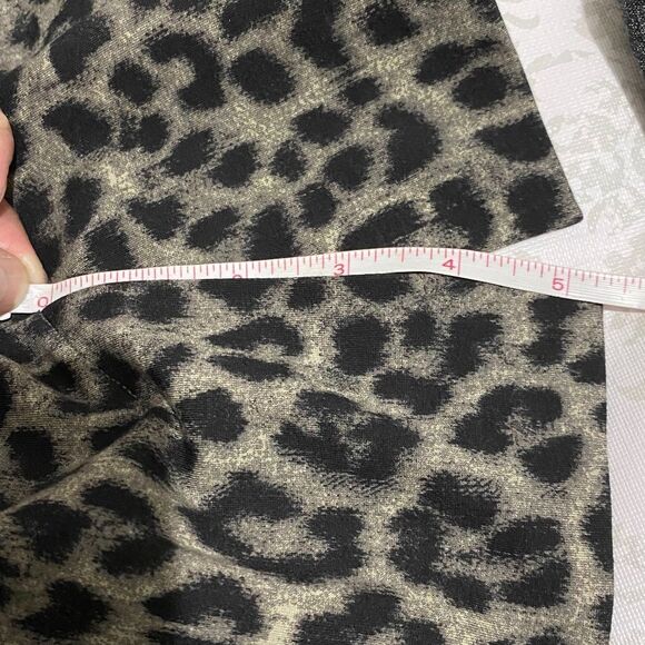 CABI WOMEN’s LEOPARD PRINT STRETCH PENCIL SKIRT Size S-M - Picture 6 of 8